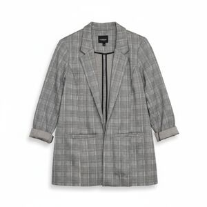 Liverpool Gray Plaid Blazer Jacket